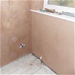 Plaster skim to bedroom walls and ceiling: Bredbury, Stockport
