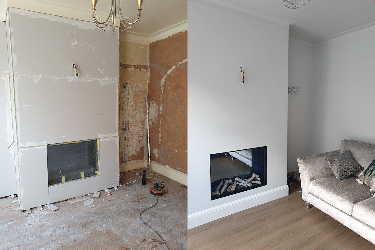 Marple plastering transformation