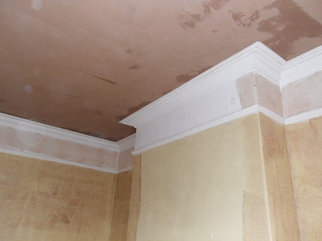 Mellor Edwardian ceiling replastered